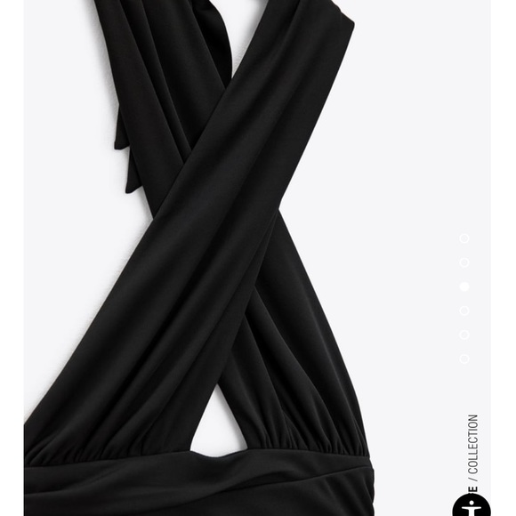 ZARA BEST SELLER!! Zara Mini Draped Dress - No Longer In Stock!! - Picture 3 of 8